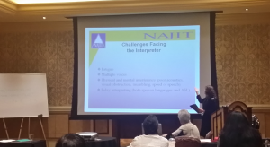 Sabine Michael discusses NAJIT's materials for educating the bench and bar on interpreting issues.